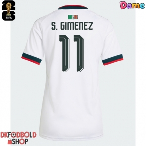 Mexico Santiago Gimenez #11 Udebanetrøje Dame VM 2026 Kort ærmer